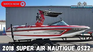 Used 2018 Nautique Super Air Nautique GS22 Boat For Sale In Mooresville, NC: Walkaround and Review