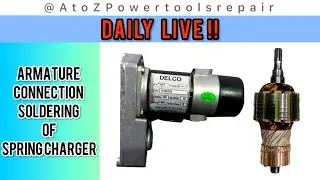 getco spring charging motor armature final testing and process #live #armature #getco #springcharge