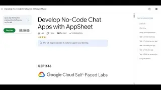 Develop No-Code Chat Apps with AppSheet  | Lab solution #arcade2025