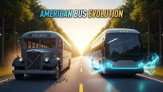 From Old Steel to Futuristic Design | American Bus Evolution