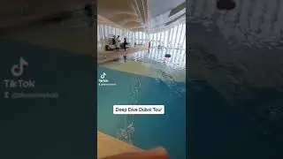 Tour in Deep Dive Dubai #deepdivedubai #scubadiving #shorts