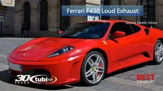 Best Exhaust Ferrari F430 Tubi Style Loud exhaust