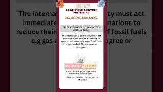 IELTS Recent Writing task 2 | IELTS exam 27 May 2023 #shorts
