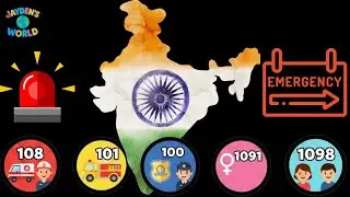 Emergency Numbers in India Explained for Kids | Must-Know Safety Guide with Jayden