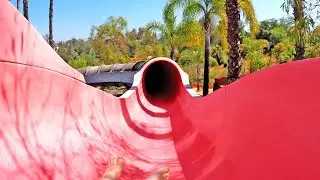 Dark Hole Water Slides at Raging Waters San Dimas