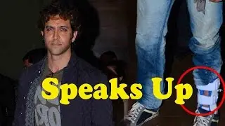 Hrithik Roshan's Injured Leg At Neerja Screening