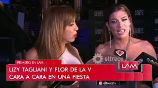 Lizy Tagliani y Flor de la V juntas cara a cara
