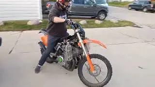 1000cc dangerous dirt bike. Maker Brothers custom