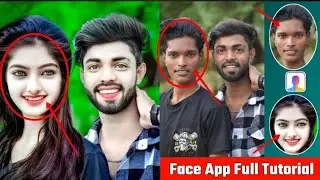 Boy के Face को Girl Face कौसे बनाये ।How to boy face change girl face photo Editing🧑&zwj;🦱