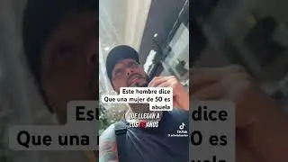 Una mujer de 50 es abuela dice este ignorante #men #hombres #ridiculo #50 #women #amorpropio #idiots