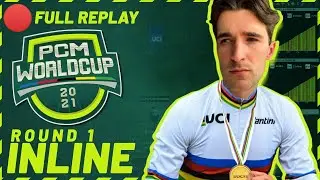 PCM WORLD CUP: Inline - Round 1 / Pro Cycling Manager 2020 / Stream Replay / @Timmsoski
