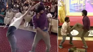 Chandra Hass Live Stunts 🔥👌 | Ramnagar Bunny Pre Release Event | Manastars