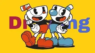 Timelapse drawing of Cuphead - (no narrated)