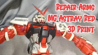 Tutorial Repair Arms Gundam MG Astray Red With Use 3D Print