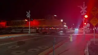 Westbound BNSF DAYGO Manifest Train Here At Casa Blanca Near Riverside, CA 