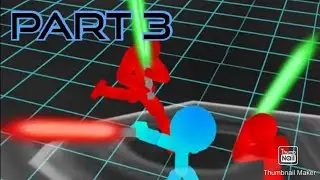 Stickman Neon Warriors: Sword Fighting - Part III