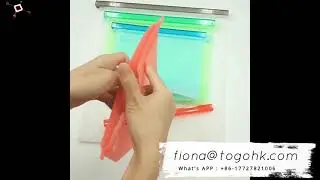 custom silicone Zipper bag factory