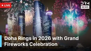LIVE: Qatar Welcomes 2026 with Spectacular Fireworks at Lusail Boulevard – Doha Celebrations