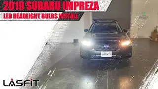2019 Subaru Impreza | How to replace the headlight high low beam to LED bulbs H11 9005