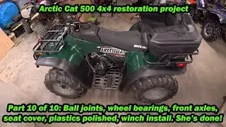 Проект реставрации Arctic Cat 500 4x4, часть 10 из 10: Последние штрихи!