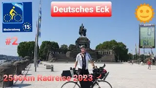 Venedig und zurück / Sommer - Radreise 2023 / Rheinradweg / Remagen ~ Bingen am Rhein #2