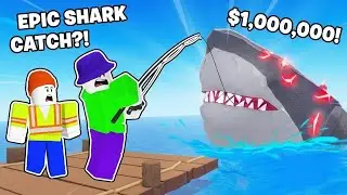 Потратить 15 924 800 долларов на поимку ПРИЗРАЧНОЙ АКУЛЫ в Roblox..