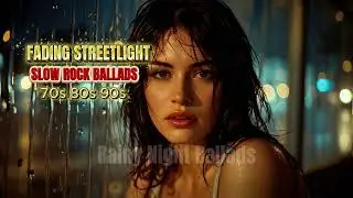Fading Streetlight ⋄ 90s Slow Rock Ballad Nonstop Medley │ Rainy Night Ballads 2025