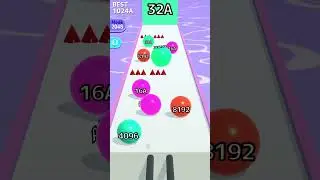 BallRun 2048 Games Level 4 #gameplay #funnyvideo #games #apkpure #ballrun2048