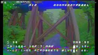 AcroBee75 Rock Wall Diving - Train Trestle Tiny Whooping