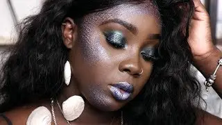 MERMAID MAKEUP TUTORIAL feat FENTY BEAUTY CHILLOWT HIGHLIGHTER PALETTE