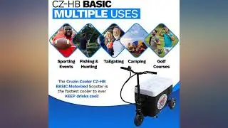 Cruzin Cooler CZ-HB Basic Motorized Ice Chest Scooter, 9 MPH Top Speed review