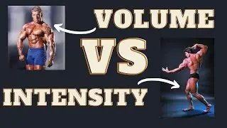 Intensity vs Volume Training. Which is the correct method for Gains & Growth. #WeightLifting #HIT