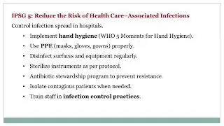 IPSG Full Training | 6 International Patient Safety Goals | NABH 6th Edition