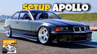 MELHOR SETUP para a BMW E36! 🚀 setup completo APOLLO de GRAÇA!! -CarX Drift Racing 2-