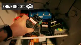 Pedais de distor&ccedil;&atilde;o! Boss HM-2 + Boss MT-2 + SansAmp GT2 + Darta Dr. Boogie + Darta 5501