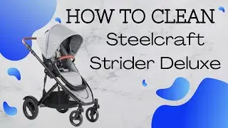 Как стирать Steelcraft Strider Deluxe (снять и надеть ткань)