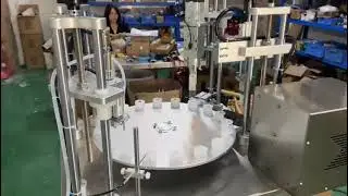 Monoblock Perfume Filling Cap Pressing Crimping Machine perfume tester packer