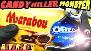 Weirdest MARABOU OREO Unpacking and Crushing [REVERSE] Satisfying 4K Boosted ASMR😍