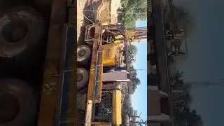 The borewell machine #shortvideo #viral #balajiborewelltodabhim#excavator#farming#subscribe#drilling