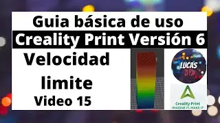 💥 Creality Print - VELOCIDAD LIMITE - Video 15 🔥 #creality3d #crealityprint