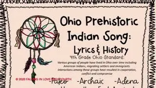 Ohio Prehistoric Indian Tribe Song