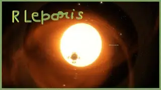 R Leporis, Hind's Crimson Star - Space Engine कार्बन स्टार एजीबी जाइंट स्टार