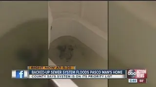 Pasco home flooded by sewage