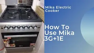Как пользоваться электрической плитой/духовкой Mika 3G+1E // Изучите основы