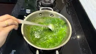 Healthy Palak Paneer at home🍵vegetarian recipe#desifood#homemade#indianfood#viralvideo#proteinrich