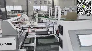 Automatic Two pieces folder  /Corrugated Carton Folding Gluing Machine / Corrugated Box Folder Gluer