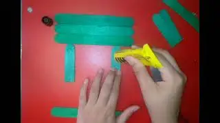 Ice-cream Sticks Project #diystepbystepdiy #creativecraftideas #schoolproject #icecreamsticksproject