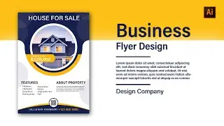 how to make business flyer design in adobe illustrator tutorial