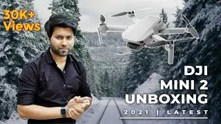 DJI MINI 2 UNBOXING | Latest DJI Mavic 2 Drone Model 2021 | 4k drone Video Capturing Snowy Mountains