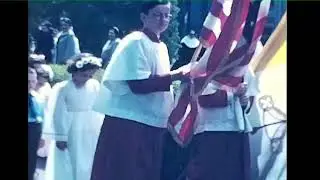 Fr Mattimore and St Clotilde May Crowning